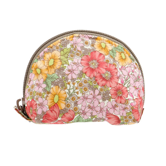 Small items "Liberty Fabric Pouch Shell type P2-DC10480WE" 【Yuzawayaoriginal】