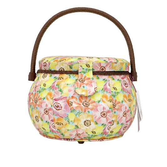 Sewing box "LIBERTY Print Sewing Basket SO4-30110A" [YuzawayaLimited product]