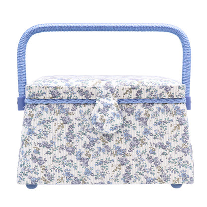 Sewing box "Liberty Fabric Sewing Basket SO2-DC33549YE" 【Yuzawayaoriginal】