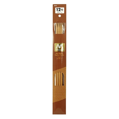 Knitting Needles "Hard bambooKnitting Needles 4 needle 30cm No. 12] Mansell Mansel