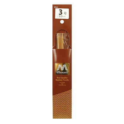 Knitting Needles "Hard bambooKnitting Needles 4 needle 20cm 3 "MANSELL Mansel
