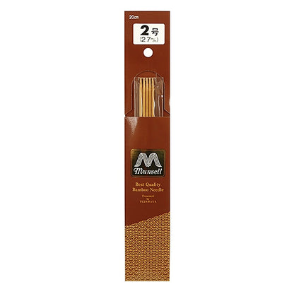 编织针 “硬竹编织针 短5针2 20厘米] Mansell Mansel