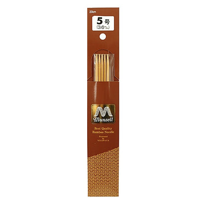 编织针 “硬竹编织针 短5针数5 20厘米] Mansell Mansel