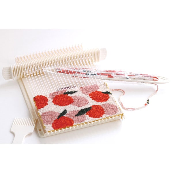 手工编织线”DARUMA e -woven oranges颜色编号：0004] daruma DARUMA 横田