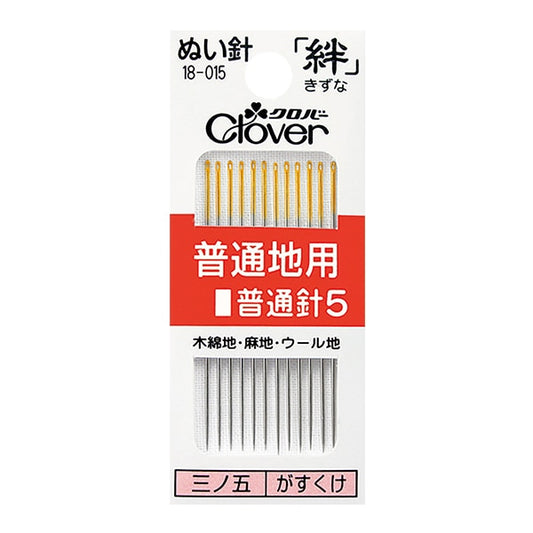 Hand sewing needle "Kizuna (Kizuna) Ordinary Local (Normal Hand 5) Sanno Goukake 18-015" Clover