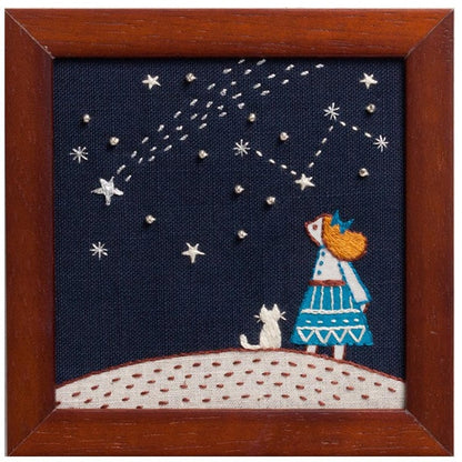 Embroidery kit "Starry Sky Sky No.835" Lecien Lecien COSMO Cosmo