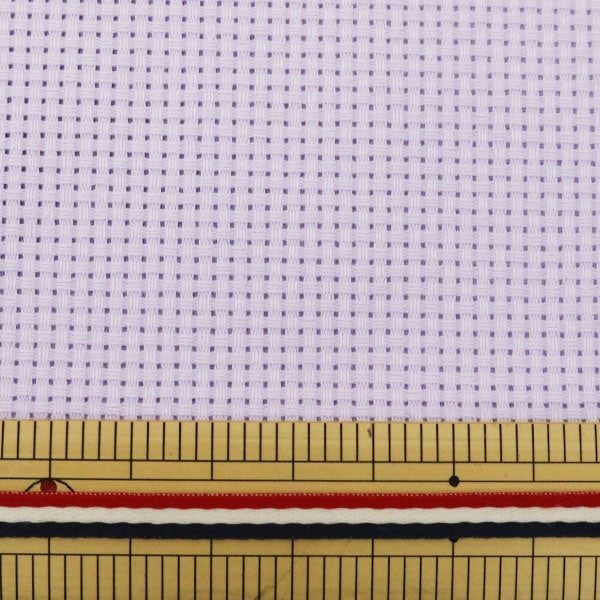 Embroidery Fabric "PuriCut Cloth Java Cross 55 14 Counts 55 Silver Gray 23900-31] LECIEN Lecien COSMO Cosmo
