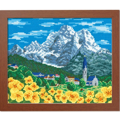 Embroidery kit "Shushu Kit Alps mountain range Switzerland 7476" Olympus