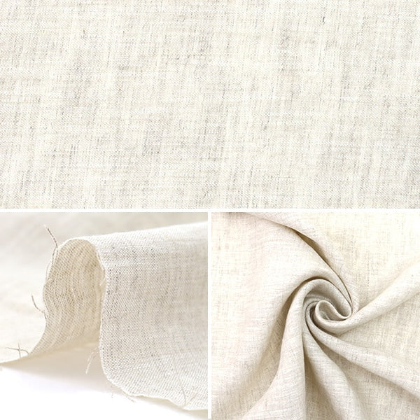 [From quantity 5] Fabric "Lithuania Rinen Automeal Light Soft Processing" [Magazine posted]