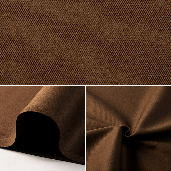 [From quantity 5] Fabric "20 twill marron B17000Z-205"