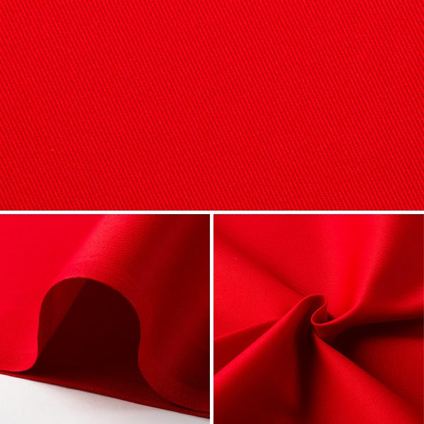 [From quantity 5] Fabric "20 twill Italian red B17000Z-276"