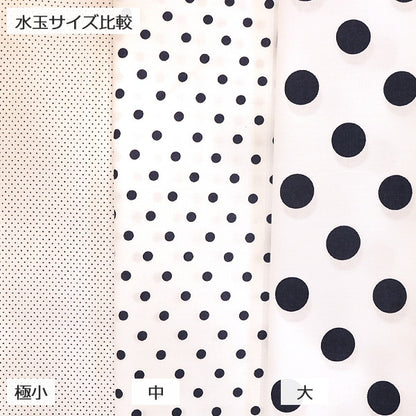 [来自数量5] 织物 『波尔卡圆点Broadprint（7-10）Redland X White”