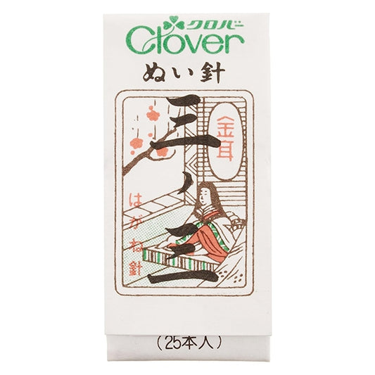 Hand sewing needle "N-gold ear needle Sannosan 12-210" Clover