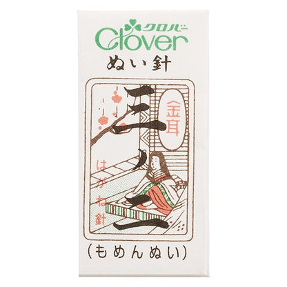 Hand sewing needle "N-gold ear needle Sanno 2 12-211" Clover