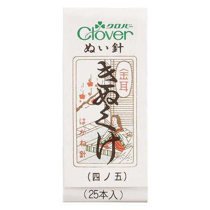 Hand sewing needle "N-gold ear needle Kinukke 12-217" Clover