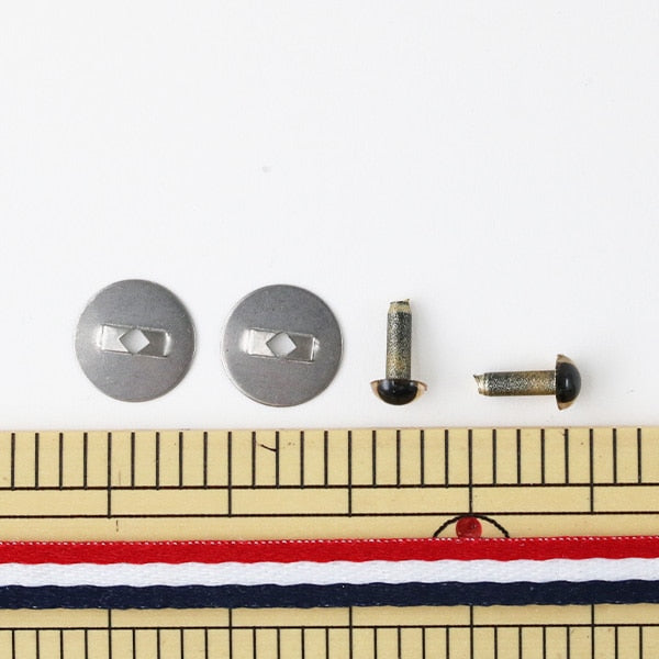 手芸 目 パーツ 『あみぐるみEYE クリスタルアイ 4.5mm ゴールド』 Hamanaka ハマナカ