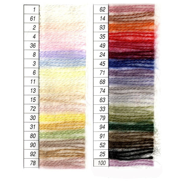 秋冬纱线 “ Hamanaka Mohair 1（白色）银行” Hamanaka