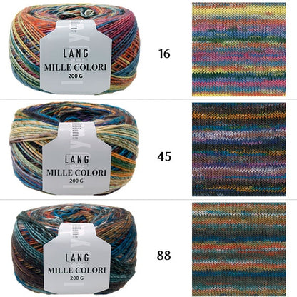 秋冬紗線 “ Mille Colori 200G 88顏色” Puppy