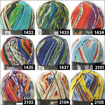 袜子纱线 纱线 “ Hundertwasser（Hindertwasser）3201颜色”蛋白石蛋白石