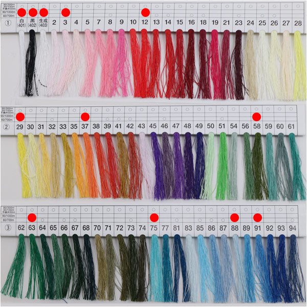 Sewing machine thread "Mansel Shappe Si Pan Ordinary Local #60 200m 3rd color" MANSELL Mansel