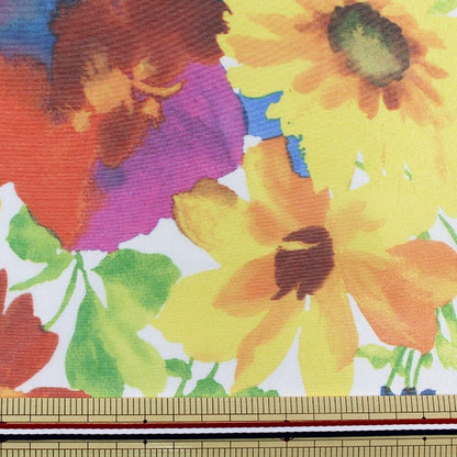 [From quantity 5] Fabric "Organ Jang Print A Orange"