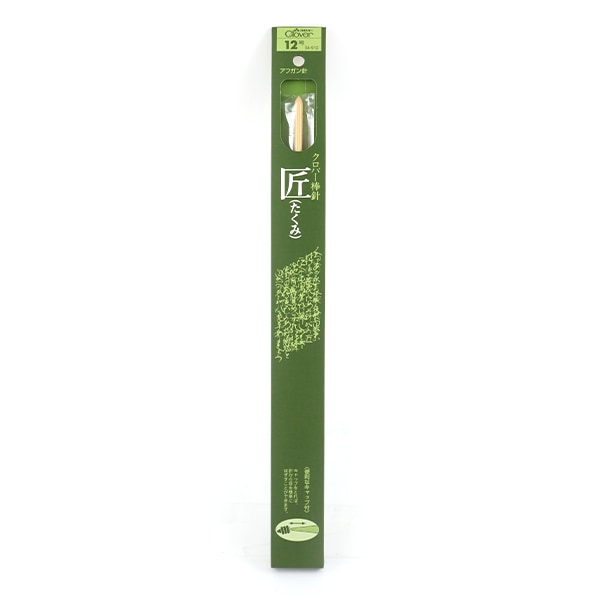 編織針 “ Takumi（Takumi）阿富汗針12（5.7mm）竹子54-912” Clover