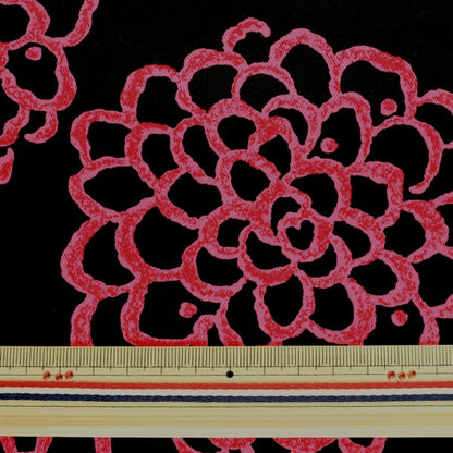 [来自数量5] 织物 “ Twill Print Dariya Red UP5540-C” COTTON KOBAYASHI
