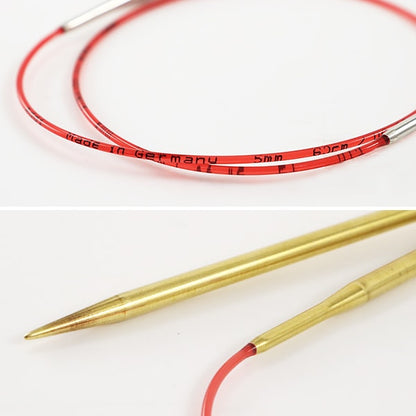 編織針 “ addi競賽圓針金40厘米針尺寸4.5mm] addi adi