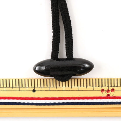 Button "Duffel button with skin 40mm black" KIYOHARA