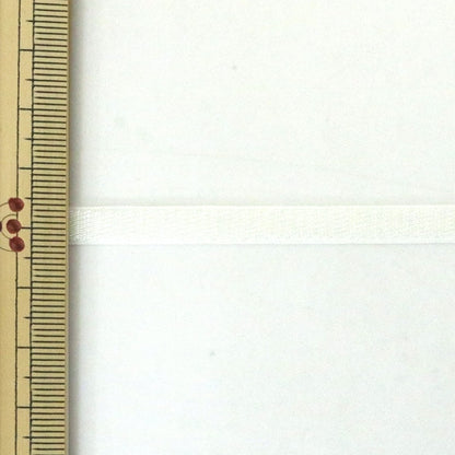 [From quantity 5] Ribbon "Stretch satinRibbon 6mm width 00 color] mokuba wood horses