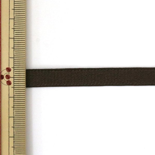 [From quantity 5] Ribbon "Stretch satinRibbon 9mm width 7th color] mokuba wood horse