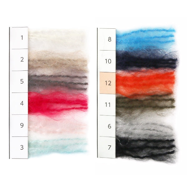 秋冬纱线 “羊毛Mohair（羊毛Mohair）12颜色” Daruma DARUMA 横田