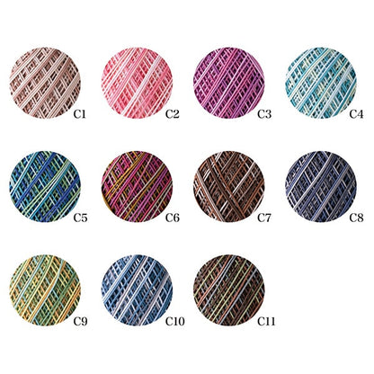 Crochet Thread "Emmy Grande Colorful (Colorful) C8 color" Olympus