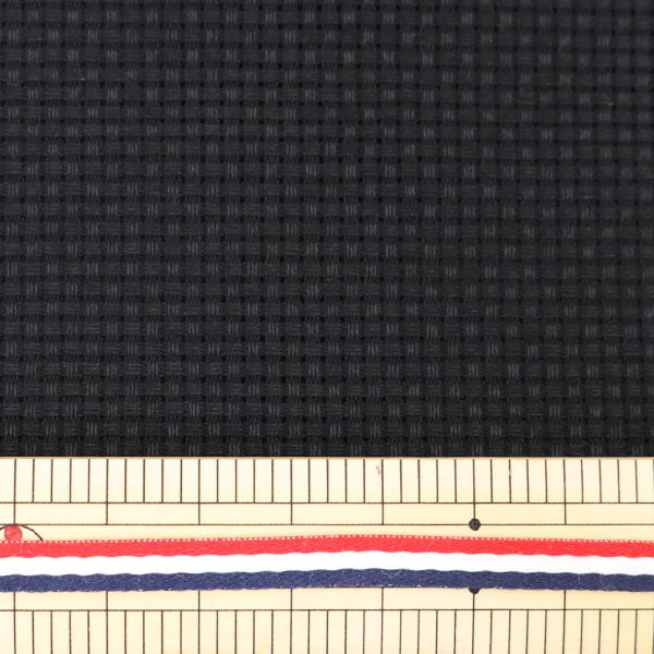 刺绣布 “普里剪布 Java Cross 45（Fine）11 Count 45 Black 23800-1] Lecien Lecien Cosmo Cosmo