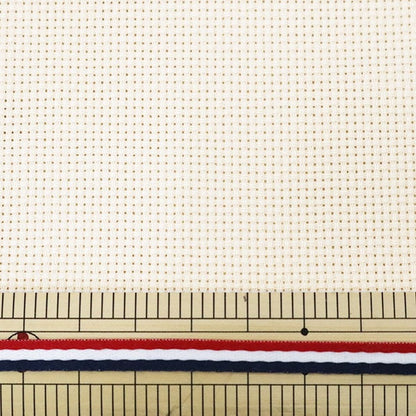 Embroidery Fabric "PuriCut Cloth Java Cross 65 16 Counts 65 Ivory 265100-35] LECIEN Lecien COSMO Cosmo