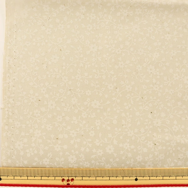 [From quantity 5] Fabric 『Sheeting Lucky print small floral pattern generation (left scum) x White WD347-5B]