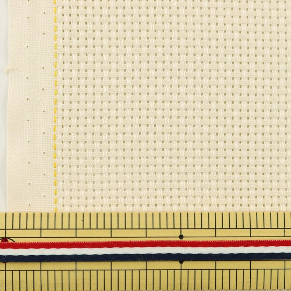 [来自数量1] 刺绣布 “ No.3800 Java Cross 45（Fine）11 Count 45 Eyes Ivory 3835-9” Lecien Lecien Cosmo Cosmo