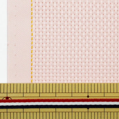 [来自数量1] 刺绣布 “ No.3800 Java Cross 45（Fine）11 Count 45 Pink 3833-9” Lecien Lecien Cosmo Cosmo