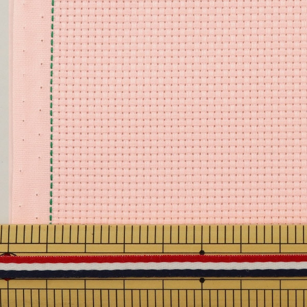 [来自数量1] 刺绣布 “ No.3900 Java Cross 55 14 Count 55 Pink 3933-9” Lecien Lecien Cosmo Cosmo