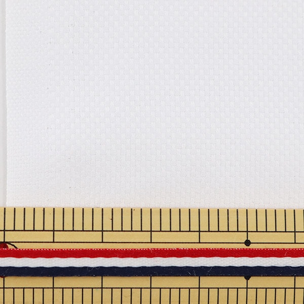 [From quantity 1] Embroidery Fabric "No.8000 cottonOxford 23 count 92 white 8011-9] LECIEN Lecien COSMO Cosmo