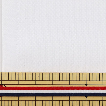 [From quantity 1] Embroidery Fabric "No.8000 cottonOxford 23 count 92 white 8011-9] LECIEN Lecien COSMO Cosmo