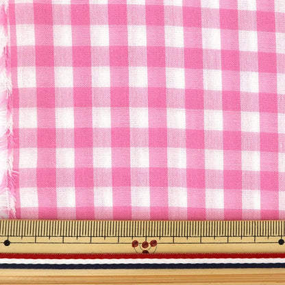 [From quantity 5] Fabric "Dyeing Gum Large Pink CO-GIL-PI"