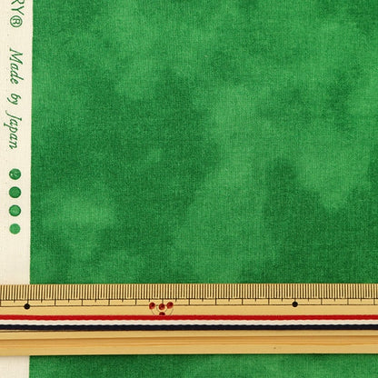 [From quantity 5] Fabric "Mura dyed print green 87422-1-47"