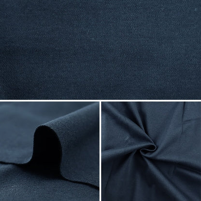 Fabric "Moisturizing material oasis road cotton 60 smooth Cut Cloth Approximately 75 x 60cm Indigo C-209-37]