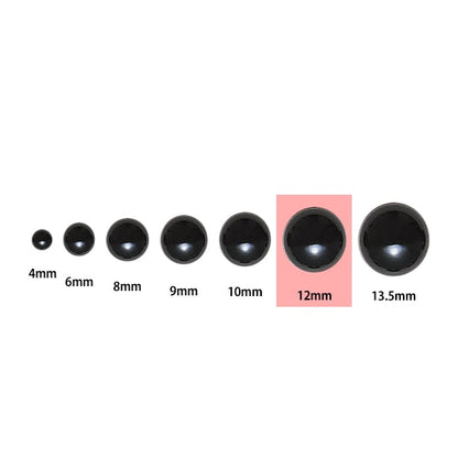 手芸 目 パーツ 『プラスチックアイ 12mm ブラック H430-301-12』 Hamanaka ハマナカ