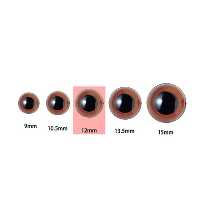 手芸 目 パーツ 『プラスチックアイ 12mm クリアー H430-305-12』 Hamanaka ハマナカ