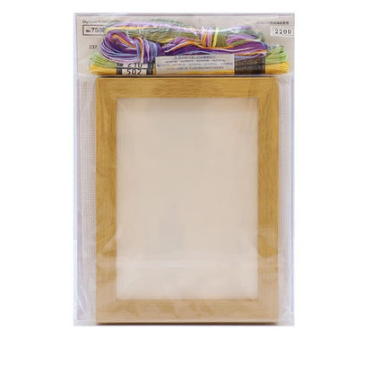 Embroidery kit "12 months Flower Frame March Pansy Marie Catholine Collection 7508" Olympus
