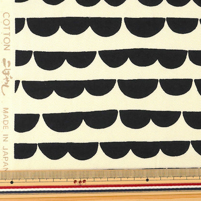 [From quantity 5] Fabric "Twill print scalap pattern KTS6257-A" COTTON KOBAYASHI