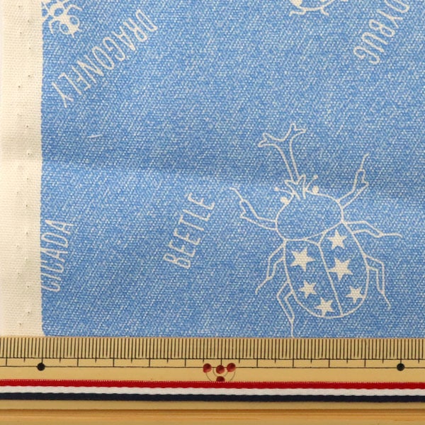[From quantity 5] Fabric 『Oxford Tip-Top Collection (Tip Top Collection) Natural Friend Sax