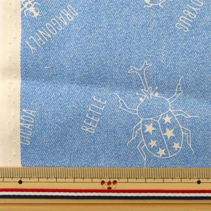 [From quantity 5] Fabric 『Oxford Tip-Top Collection (Tip Top Collection) Natural Friend Sax